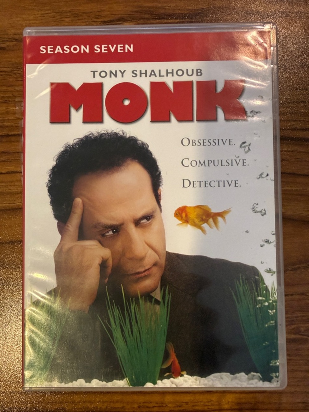 Monk Season Seven DVD - White & Red Cover